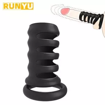Мягкие силиконовые шариковые носилки мошонки, пенис, бондаж, кольцо на член, мужская эякуляция, время задержки, черная эластичная БДСМ, секс-игрушка 1pc