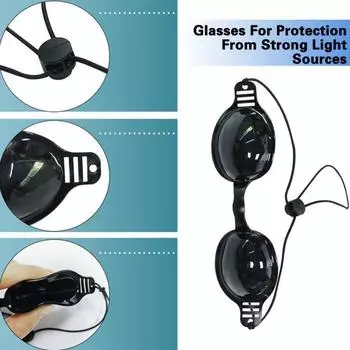 Мягкие солнцезащитные очки, креативные солнцезащитные очки для пляжного загара, защита от ярких источников света чёрный