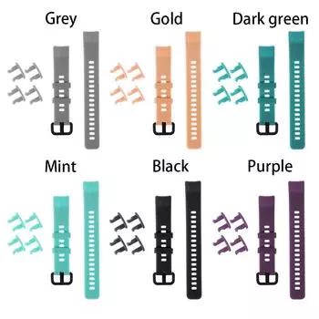 Мягкие спортивные силиконовые браслеты для Honor Band 5 4, сменный ремешок для часов