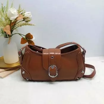 Мягкие сумки через плечо для женщин с внутренней молнией Hasp Splicing модные сумки седловидного типа