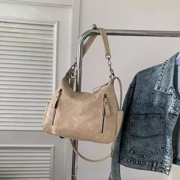 Мягкие сумки из искусственной кожи для женщин, внутренние отделения, большая вместимость, высокое качество, твердый