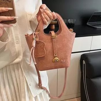 Мягкие сумки из искусственной кожи для женщин, сумка-ведро, винтажная сумка через плечо, роскошные дизайнерские женские сумки большой вместимости чёрный