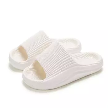 Мягкие тапочки Smile Pop из ЭВА для женщин, летние женские сандалии на плоской подошве, повседневная нескользящая пляжная обувь для дома и уюта 36-37