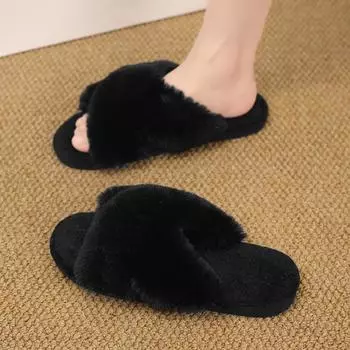 Мягкие тапочки женские новые женские домашние туфли зимние теплые модные хлопковые туфли большого размера женские хлопковые тапочки 36/37 леопардовый