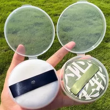 Мягкие толстые пуховки для макияжа, большие хлопковые бархатные пудры для пудры, жидкая основа, спонж, косметические инструменты, пуховка для влажного и сухого использования с коробкой