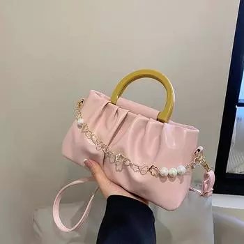 Мягкие внутренние отделения для женских сумок через плечо, плиссированные сумки с застежкой-молнией, однотонные, модные, высокого качества