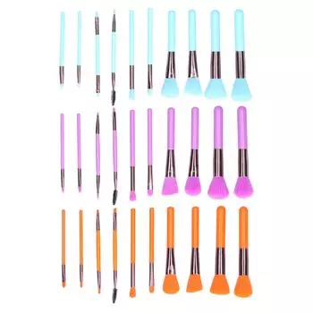 Мягкие волосы, тени для век, рассыпчатая пудра, кисти для макияжа, набор косметических кистей для начинающих, инструмент для макияжа Orange