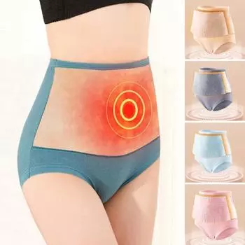 Мягкие женские трусы с контролем живота, с поднятой ягодицей, защита живота L темно-серого