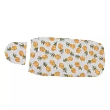 Мягкий эластичный пеленальный мешок, антипугающий детский пеленальный комплект, шапочка для новорожденного, комплект шапочек для малышей для 0