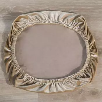 Мягкий бархатный эластичный свадебный чехол для кресла в столовой