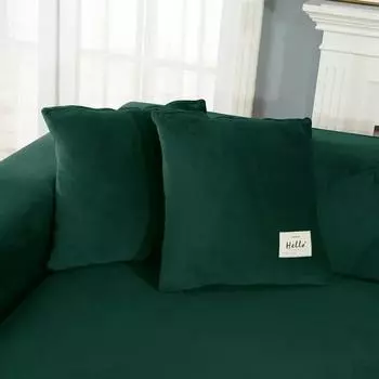 Мягкий бархатный чехол для дивана для гостиной L-образный угловой диван, чехлы, эластичные чехлы для диванов «все включено», защита чехла для сиденья Size S 90-140cm 1PC