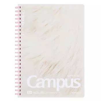 Мягкий блокнот KOKUYO Campus Paw с кольцами A5, сетка 5 мм, тряпичная кукла S-S138S5-L1-5