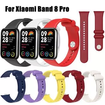 Мягкий браслет из ТПУ для Xiaomi Band 8 Pro, сменный ремешок, силиконовый браслет Miband 8pro