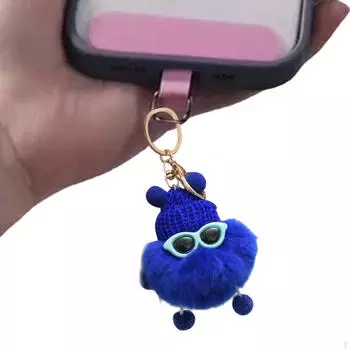 Мягкий брелок для ключей для женщин и девочек, подарочная сумка, подвесное украшение, прочный практичный держатель для ключей, игрушка-подвеска для