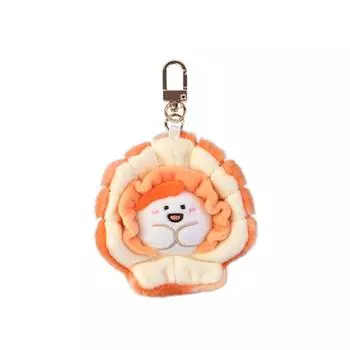 Мягкий брелок в виде морского животного Кавайный мультяшный плюшевый кулон Милый пушистый брелок в виде осьминога Дети Style6