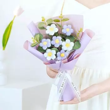 Мягкий букет цветов Отличный подарок для людей всех возрастов Съемные цветы и игрушки One Size