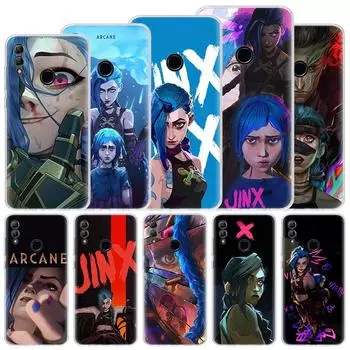 Мягкий чехол аниме Arcane Jinx Vi для Huawei P Smart Z Y5 Y6 Y7 Y9S 2019, чехол для телефона Honor 10 Lite 9 9X 8X 8A Pro 8S 20i Coque Shel P Smart 2018