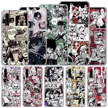 Мягкий чехол аниме «Мой герой Академии» для Huawei P30 Lite P40 P20 P10 P50 Pro, чехол для телефона, Коврики 20, 30, 40, 10 P30Lite, чехол Funda Coque Huawei P30