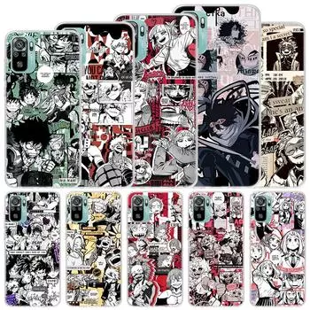 Мягкий чехол Anime My Hero Academia для Xiaomi Redmi 10 10A 10C 9 9A 9C 9T, чехол для телефона 8 8A 7 7A 6 6A S2 K20 K40 Pro 10X, чехол Funda Coqu Redmi 10