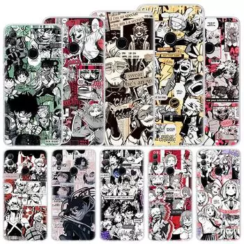 Мягкий чехол Anime My Hero Academia для Huawei P Smart Z Y5 Y6 Y7 Y9S 2019, чехол для телефона Honor 10 Lite 9 9X 8X 8A Pro 8S 20i, чехол Sh P Smart 2018