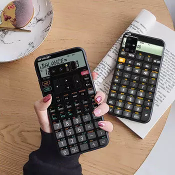 Мягкий чехол B142 Calculations для iPhone 11 12 13 14 15 Pro Max Samsung S22 S23 S24 FE Ultra Xiaomi Redmi Note VIVO V27 Realme C21 OPPO Reno 8