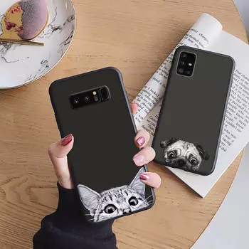 Мягкий чехол B162 для iPhone 11 12 13 14 15 Pro Max Samsung S22 S23 S24 FE Ultra Xiaomi Redmi Note VIVO V27 Realme C21 OPPO Reno 8