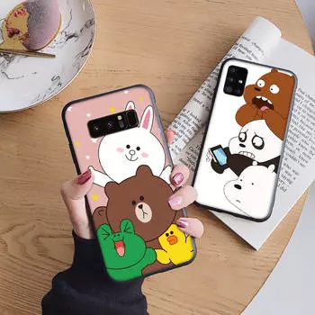 Мягкий чехол B225 BBF для iPhone 11 12 13 14 15 Pro Max Samsung S22 S23 S24 FE Ultra Xiaomi Redmi Note VIVO V27 Realme C21 OPPO Reno 8