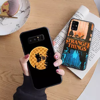 Мягкий чехол B49 Stranger Things для iPhone 11 12 13 14 15 Pro Max Samsung S22 S23 S24 FE Ultra Xiaomi Redmi Note VIVO V27 Realme C21 OPPO Reno 8