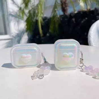 Мягкий чехол Blue Love для AirPods 1 2 3rd New Bluetooth-наушники для AirPods Pro Зарядная коробка Сумка Airpods1/2