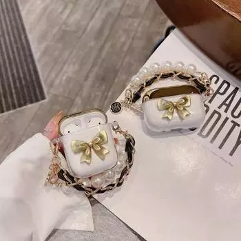 Мягкий чехол Bow для AirPods 1 2 3rd Новые наушники Bluetooth для AirPods Pro Зарядка Сумка ox Airpods1/2