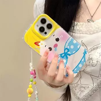 Мягкий чехол-браслет Zhitai Cartoon для iPhone 14/13/12/11/XS iPhone 15 Plus