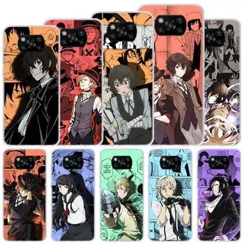 Мягкий чехол Bungo Stray Dogs Manga для Xiaomi Poco X3 NFC X4 M4 Pro M3 M2, чехол для телефона F3 F2 F1 Mi Note 10 Lite A3 A2 A1 Funda Coqu Xiaomi Poco X3