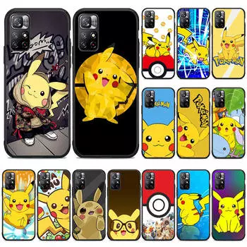 Мягкий чехол BW-46 Pikachu для Xiaomi Poco F5 F6 M6 X3 X6 Redmi 10A 10C 12C 13C 9A 9C 9T A3 A3X Note 8 9 10 11 12 13 C65 C50 C51 C55 Pro Plus 4G 5G Redmi 13C 5G оливковый