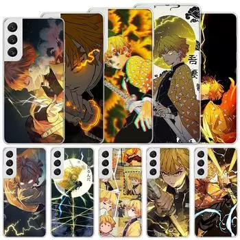 Мягкий чехол Demon Slayer Agatsuma Zenitsu для Samsung Galaxy M12 M21 M30S M31 M32 M51 M52, чехол для телефона Note 8, 9, 10 + 20 Ultra J4 J6 Samsung M11