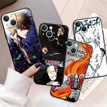Мягкий чехол для Apple iPhone 11 13 Pro Max 14 12 Mini 7 8 Plus X XS XR SE 2020 6 6S 5 5S, чехол для телефона Funda Kurosaki Ichigo Bleach iPhone 5 5S SE