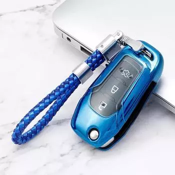 Мягкий чехол для автомобильного дистанционного ключа из ТПУ для Ford Focus 4 3 MK2 MK4 Fiesta Mondeo Kuga Ecosport Ranger Auto Key Protect Holder Shell чёрный