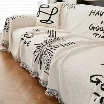 Мягкий чехол для дивана, полотенце, осенне-зимний утолщенный теплый диван, подушка, полное покрытие, чехол для дивана, противоскользящая ткань 180*130cm