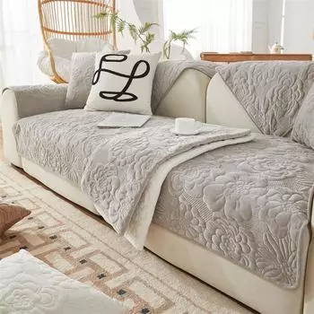 Мягкий чехол для дивана, полотенце, противоскользящее, утолщенное, чехлы для дивана в гостиной, чехол для дивана в форме буквы L, универсальный чехол для дивана 70x70cm 1pc