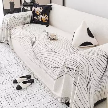 Мягкий чехол для дивана, полотенце, высококачественная подушка для дивана, все включено, универсальный чехол, одеяло, три и одна наложница 180*130cm