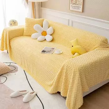 Мягкий чехол для дивана, ткань Ins Style, простое современное зимнее полотенце для дивана, устойчивое к царапинам от кошек, чехол для дивана, одеяло 180*130cm