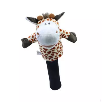 Мягкий чехол для головы клюшки для гольфа в виде животного из дерева, защитный чехол для защиты головы клюшки при транспортировке Frog