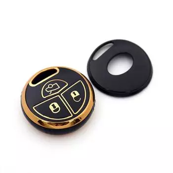 Мягкий чехол для ключей из ТПУ, авто чехол-брелок для Toyota Vios Hilux Innova Altis, защитный держатель, аксессуары Key Case белый