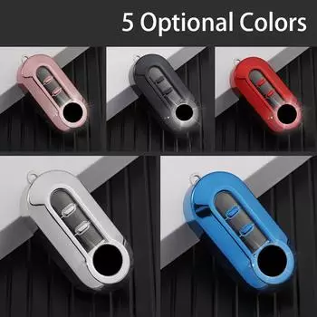 Мягкий чехол для ключей из ТПУ с 3 кнопками, полное покрытие для Fiat 500 Ducato Panda 500L Punto Lancia Musa, аксессуары для защиты ключей Key Case чёрный