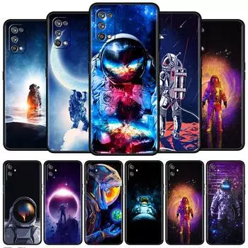 Мягкий чехол для Oppo Realme 8 C21Y C21 GT Neo 2 Pro 3 7 9 Pro 8i 6 C11 9i C35 C15 Master C12 C3, чехол для телефона, крутой одинокий астронавт Realme C11 2020