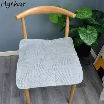 Мягкий чехол для подушки, квадратный бандажный стул, чистый цвет, популярный, простой, 45*45 см, базовый ретро-текстиль для дома, повседневный, японский стиль, Ins для отдыха 450mm*450mm кофейный