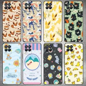 Мягкий чехол для Realme 8 6 7 Pro C21Y C3 GT Neo 2 3 9 9i 8i C21 C11 Master C15, силиконовый чехол для телефона, забавный милый чехол с изображением покемона Realme C3
