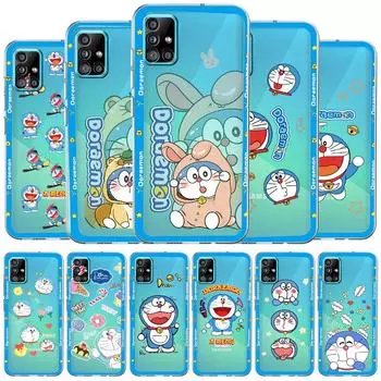 Мягкий чехол для Samsung Galaxy A52 A12 A51 A32 A21s A22 A71 A31 A41 A53 A13 A02s A11 A72 A33 Прозрачный чехол для телефона Аниме Дораэмон Капа Samsung A11