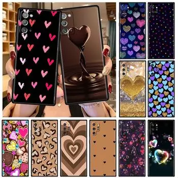 Мягкий чехол для Samsung Galaxy Note 20 Ultra 10 Plus Lite A50 A70 A20 A40 A20e 9 8 A60 A10e Funda Phone Cover Love You Pink Hear Samsung Note 8
