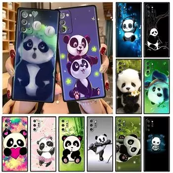 Мягкий чехол для Samsung Galaxy Note 20 Ultra 10 Plus Lite A50 A70 A20 A40 A20e 9 8 A60 A10e Чехол для телефона Милый мультяшный зверек Панда Samsung Note 8