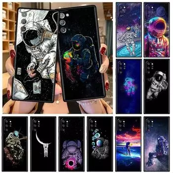 Мягкий чехол для Samsung Galaxy Note 20 Ultra 10 Plus Lite A50 A70 A20 A40 A20e 9 8 A60 Funda Phone Cover Universe Cool Astronaut Samsung Note 8